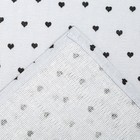 Полотенце кухонное Мари Санна Сердечки 45х73см, рогожка 150г/м, 100% хлопок - фото 24617360