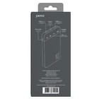 Внешний аккумулятор PERO PB03, 10000 мАч, 2 USB, 2.1 А, индикатор, черный - фото 51461630 Внешний аккумулятор PERO PB03, 10000 мАч, 2 USB, 2.1 А, индикатор, черный - фото 51461630
