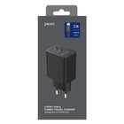 Сетевое зарядное устройство PERO TC02, 2 USB, 2.1 А, кабель microUSB, черное 9568369 - фото 14173776
