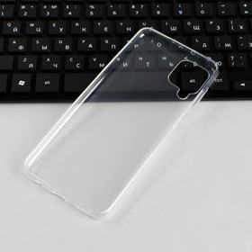 Чехол PERO, для телефона Samsung A12, силиконовый, прозрачный