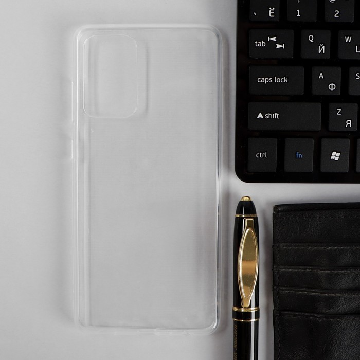 Чехол PERO, для телефона Samsung A72, силиконовый, прозрачный - Фото 1