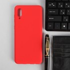 Чехол PERO, для телефона Samsung A02, силиконовый, красный - фото 319386788