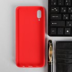 Чехол PERO, для телефона Samsung A02, силиконовый, красный 9568405 - фото 14173849