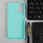 Чехол PERO для телефона Samsung A03S, силиконовый, бирюзовый - Фото 2