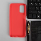 Чехол PERO, для телефона Samsung A03S, силиконовый, красный - фото 9277869