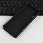 Чехол PERO для телефона Samsung A03S, силиконовый, чёрный - Фото 3