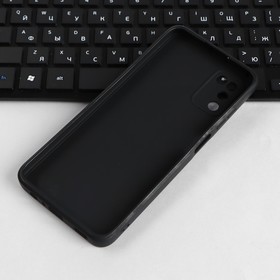 Чехол PERO, для телефона Samsung A03S, силиконовый, черный