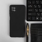 Чехол PERO, для телефона Samsung A22, силиконовый, черный - фото 319386848
