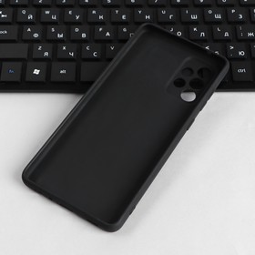 Чехол PERO, для телефона Samsung A72, силиконовый, черный