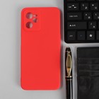 Чехол PERO, для телефона Realme C35, силиконовый, красный - фото 18750853