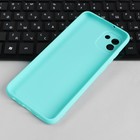 Чехол PERO, для телефона Samsung A03, силиконовый, бирюзовый - фото 51461980 Чехол PERO, для телефона Samsung A03, силиконовый, бирюзовый - фото 51461980