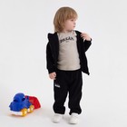 Лонгслив Крошка Я Street style, рост 86-92 см, бежевый - Фото 2