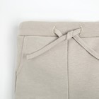 Брюки Крошка Я Street style, рост 68-74 см, бежевый - фото 35378388