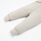 Брюки Крошка Я Street style, рост 68-74 см, бежевый - фото 35378389