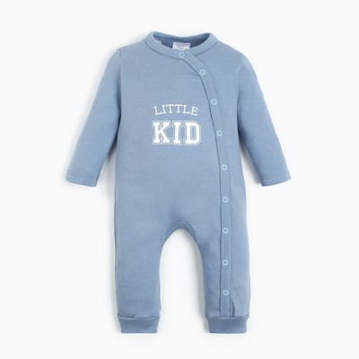 Комбинезон детский «Крошка Я» Street style, рост 80-86 см, голубой