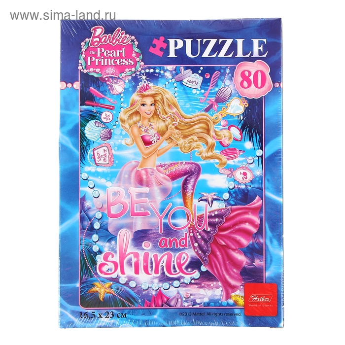 Пазлы Barbie, 80 элементов - Фото 1