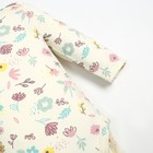 Боди с длинным рукавом Крошка Я Flower, рост 86-92 см, цвет бежевый - фото 22139469