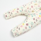 Комбинезон Крошка Я Flower, рост 86-92 см, бежевый - Фото 4