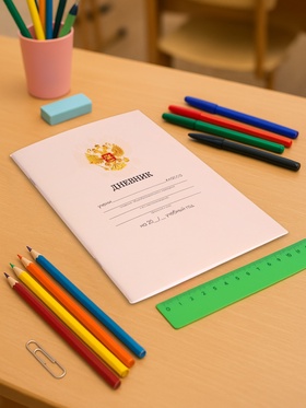 Дневник школьный для 1-11 классов, «Бежевый нежный однотонный», мягкая обложка, 40 листов