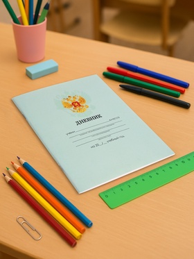 Дневник школьный для 1-11 классов, «зелёный нежный однотонный», мягкая обложка, 40 листов