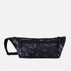 Поясная сумка на молнии, наружный карман, разъем для USB, цвет чёрный - фото 10400982