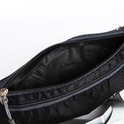Поясная сумка на молнии, наружный карман, цвет синий - фото 7806479