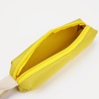 Набор рюкзак на молнии из текстиля, косметичка, пенал, цвет жёлтый - Фото 10