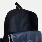 Набор рюкзак школьный на молнии из текстиля, косметичка, пенал, цвет чёрный - Фото 8