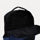 Набор рюкзак мужской на молнии с USB, наружный карман, косметичка, сумка, цвет синий - фото 6874146