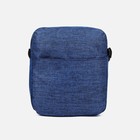 Набор рюкзак мужской на молнии с USB, наружный карман, косметичка, сумка, цвет синий - Фото 7