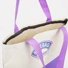 Рюкзак школьный на молнии, наружный карман, набор шопер, сумка, цвет сиреневый - фото 10818572