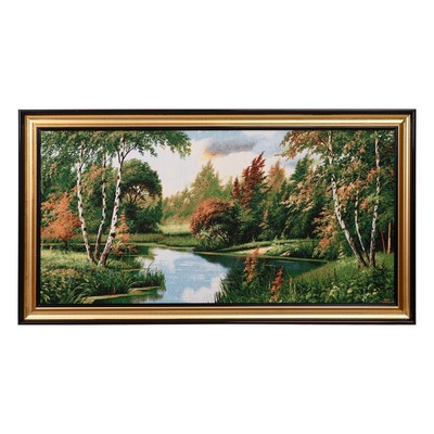 Гобеленовая картина "Тихое озеро"  46х87 см