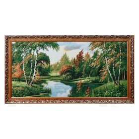 Гобеленовая картина "Тихое озеро" 58х108 см