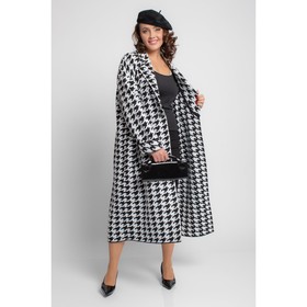 

Кардиган женский, размер 48-50, цвет чёрно-белый