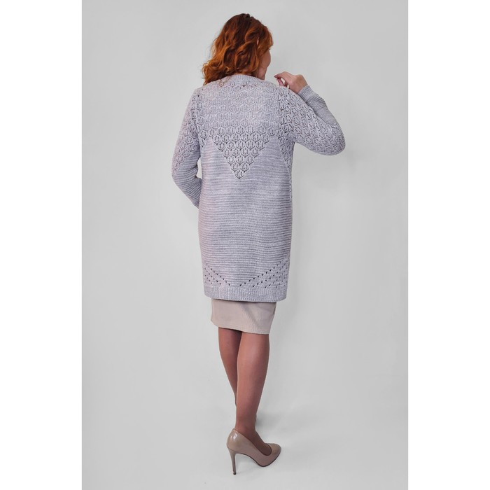 Кардиган женский, размер 56, цвет кофейный 62050