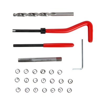 Набор для восстановления резьбы ТУНДРА, М6×1, 25 предметов