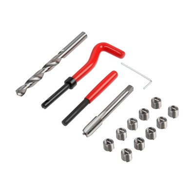 Набор для восстановления резьбы ТУНДРА, М10×1.5, 15 предметов