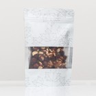 Пакет дой-пак, матовый,белый с окном,"Листья", 13 х 18 х 4 см - Фото 2