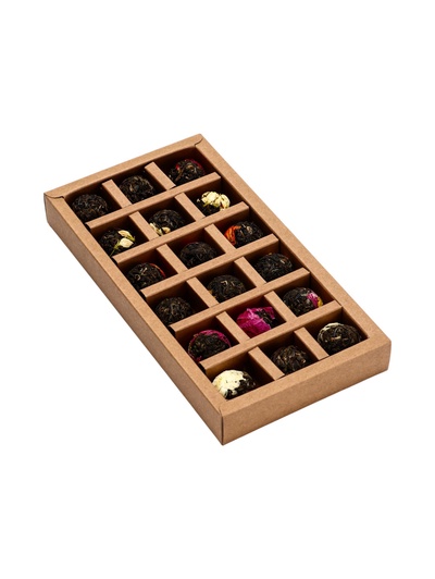 Чай зелёный китайский связанный 2022 г, 18 шт., 120 г