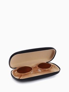 Футляр для очков на хлопушке, однотонный, размер 16×6×4 см, чёрный - Фото 2