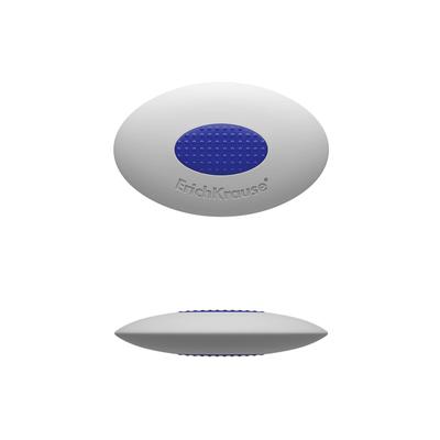 Ластик ErichKrause Smart Oval, с держателем, эллипсоид, синтетика
