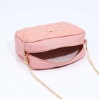 Сумка кросс-боди на молнии, цвет розовый - фото 24246472