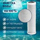 Картридж сменный ZEIN CTO-10SL, прессованный уголь, 5 мкм - Фото 3