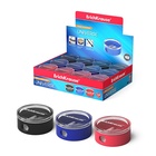 Точилка ErichKrause Universe, 1 отверстие, с контейнером, отверстие диаметром 8 мм, МИКС 1013890