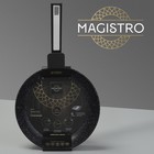 Сковорода Magistro Warrior, d=24 см, h=4,7 см, ручка soft-touch, антипригарное покрытие, индукция - Фото 7