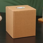 Банка стеклянная для хранения сыпучих продуктов «Бабл», 1 л, 12,5×14 см, с пробковой крышкой - Фото 4