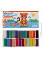 Пластилин Calligrata kids, 24 цвета, 480 г - Фото 4