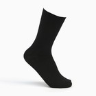 Носки мужские, цвет чёрный, размер 25 - фото 319389457