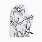 Варежка - прихватка «Доляна» Plant leaves, 20×27 см, 100% хлопок, 250 г/м² - Фото 3