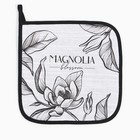 Прихватка Доляна Plant leaves 19х19 см, 100% хлопок, 250 г/м2 - фото 53298591